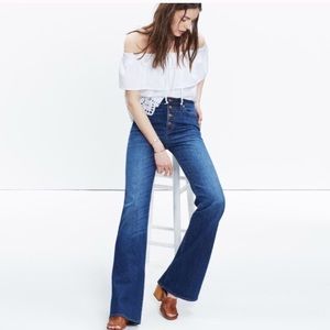 Madewell Flea Market Flare High Rise Jeans